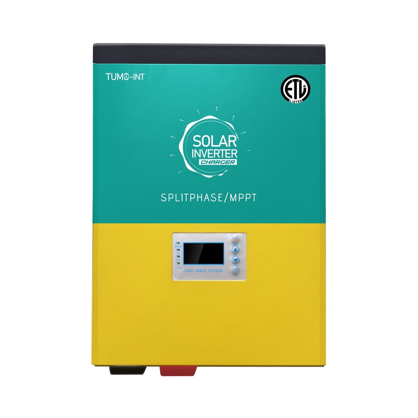 Inversor híbrido solar Tumo-Int de 6 kVA de fase dividida de 48 V CC a 120/240 V CA con MPPT de 120 A