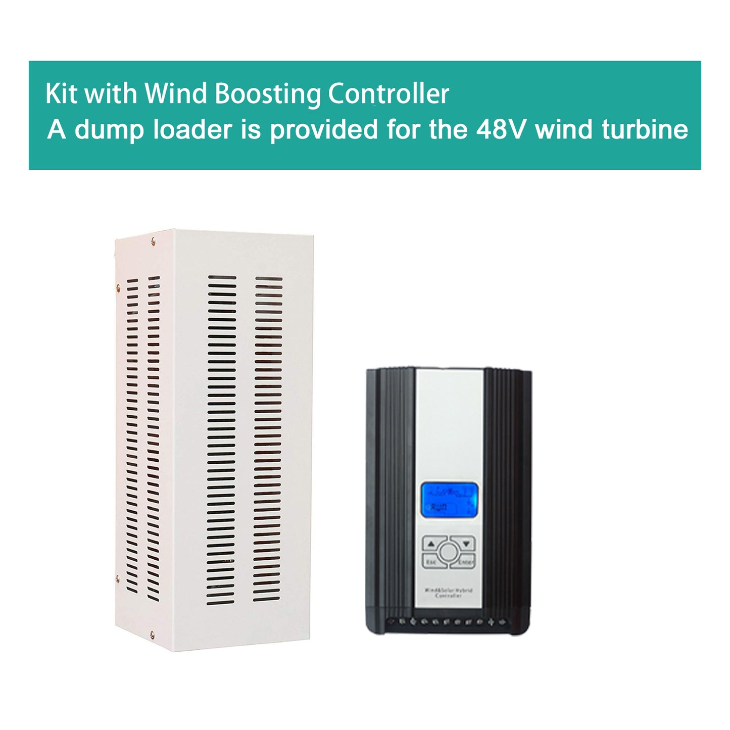 Tumo-Int 3000W 3Blades Wind Turbine Generator Kit with Wind Boosting Controller (24/48V)