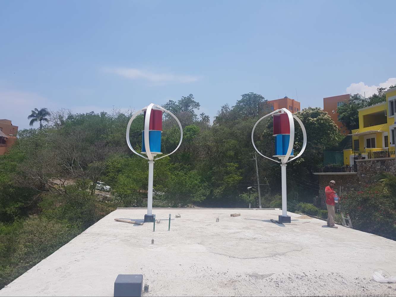 Tumo-Int 1000W Model Q Vertical Wind Turbine Generator Kit with Controller (24/48V)