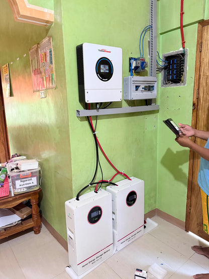 Tumo-Int 6.2kW IP54 Hybrid Solar Inverter – Parallel-Ready, High-Temperature Resistant with Detachable PCBA Design