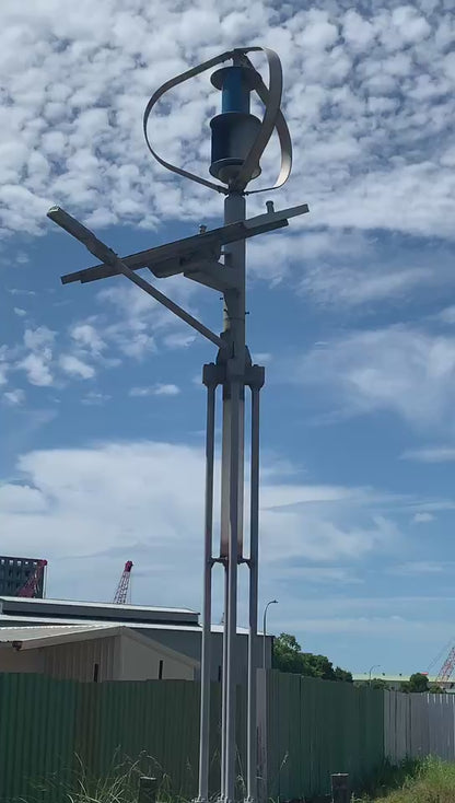 Tumo-Int 1000W Model Q Vertical Wind Turbine Generator Kit with Controller (24/48V)